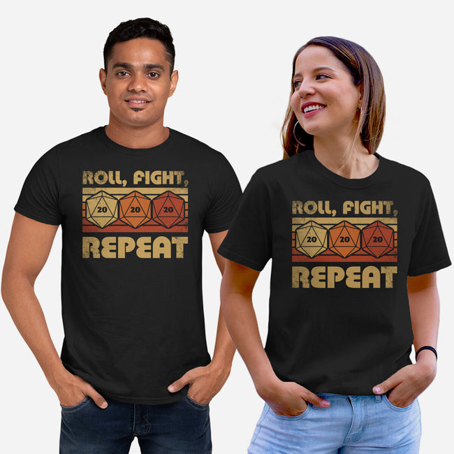 RPG Vintage Roll Fight-Unisex-Basic-Tee-Studio Mootant