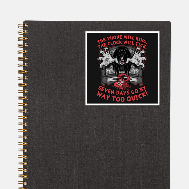 Horror Movie Girl Poem-None-Glossy-Sticker-Studio Mootant