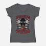 Horror Movie Girl Poem-Womens-V-Neck-Tee-Studio Mootant