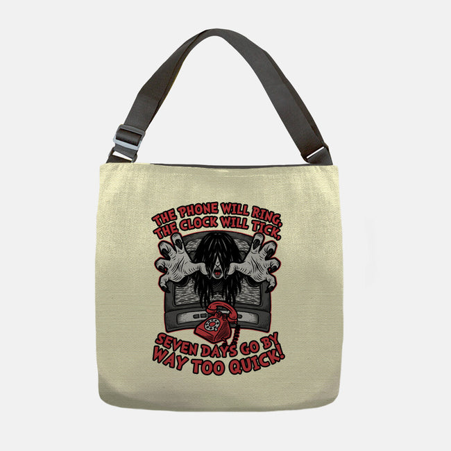 Horror Movie Girl Poem-None-Adjustable Tote-Bag-Studio Mootant