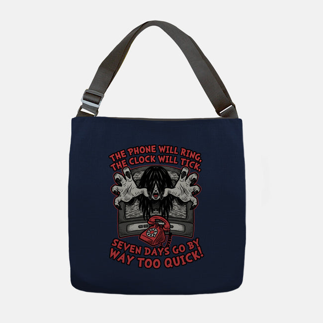 Horror Movie Girl Poem-None-Adjustable Tote-Bag-Studio Mootant