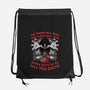 Horror Movie Girl Poem-None-Drawstring-Bag-Studio Mootant