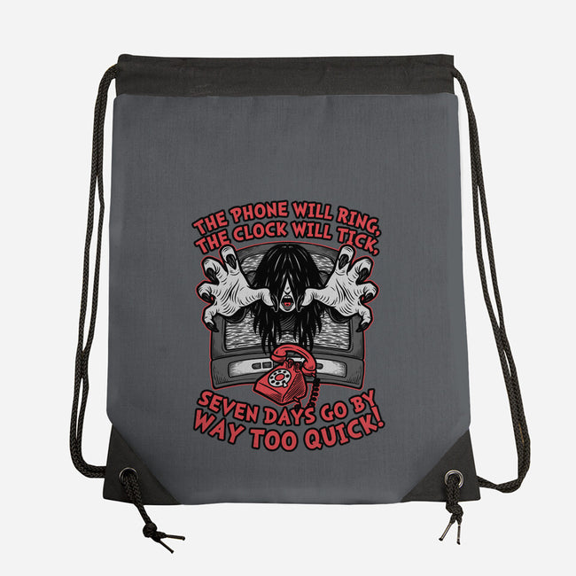 Horror Movie Girl Poem-None-Drawstring-Bag-Studio Mootant