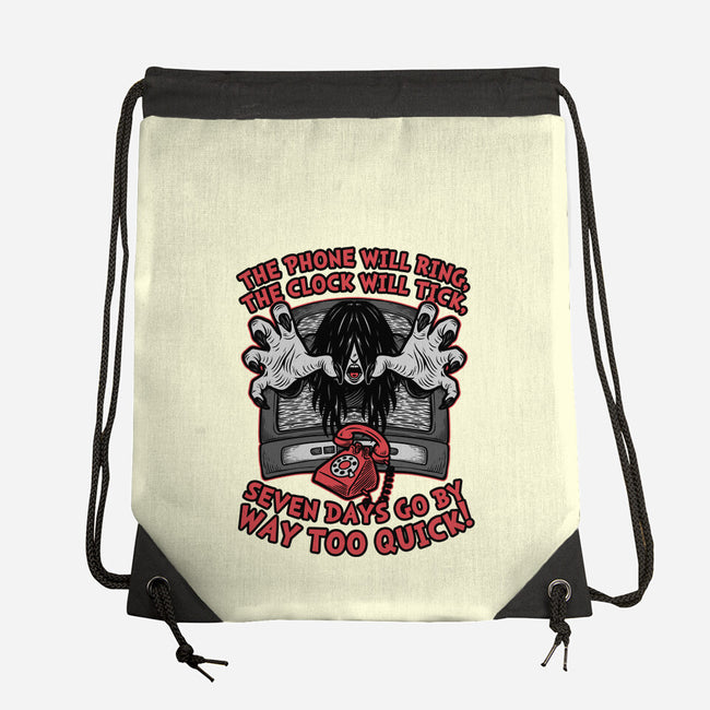 Horror Movie Girl Poem-None-Drawstring-Bag-Studio Mootant