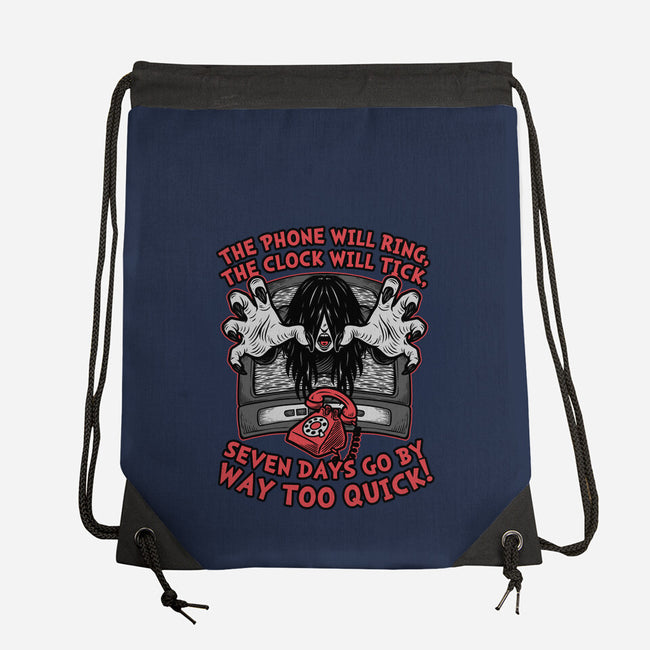 Horror Movie Girl Poem-None-Drawstring-Bag-Studio Mootant