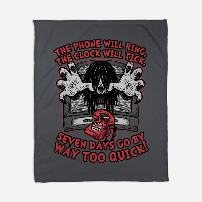 Horror Movie Girl Poem-None-Fleece-Blanket-Studio Mootant