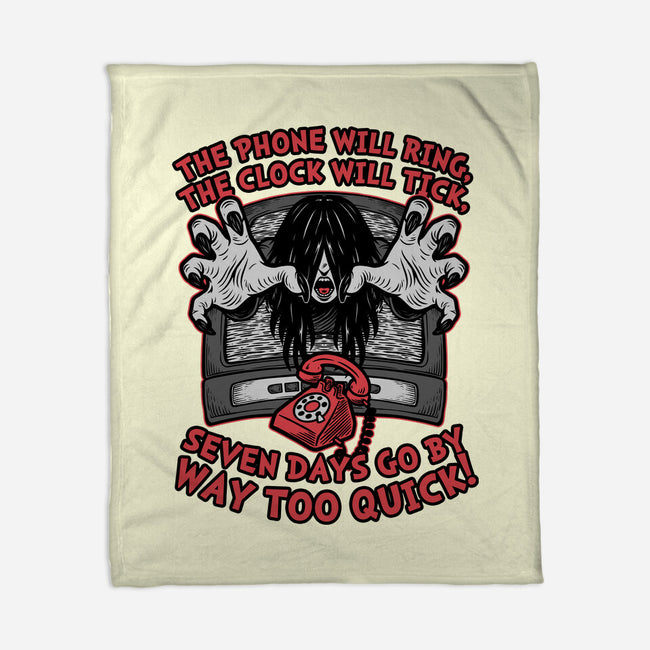 Horror Movie Girl Poem-None-Fleece-Blanket-Studio Mootant