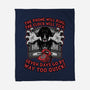 Horror Movie Girl Poem-None-Fleece-Blanket-Studio Mootant