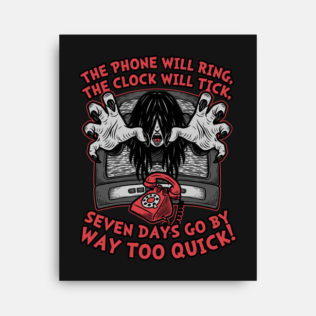 Horror Movie Girl Poem-None-Stretched-Canvas-Studio Mootant