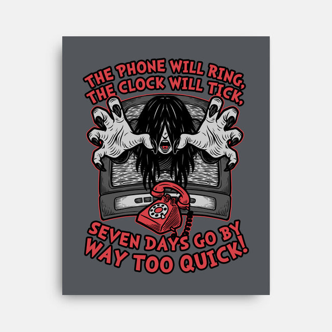 Horror Movie Girl Poem-None-Stretched-Canvas-Studio Mootant