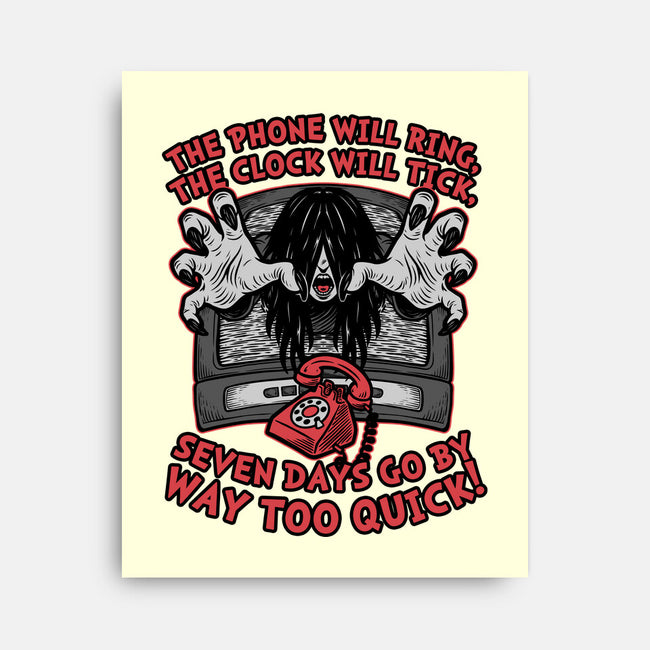 Horror Movie Girl Poem-None-Stretched-Canvas-Studio Mootant