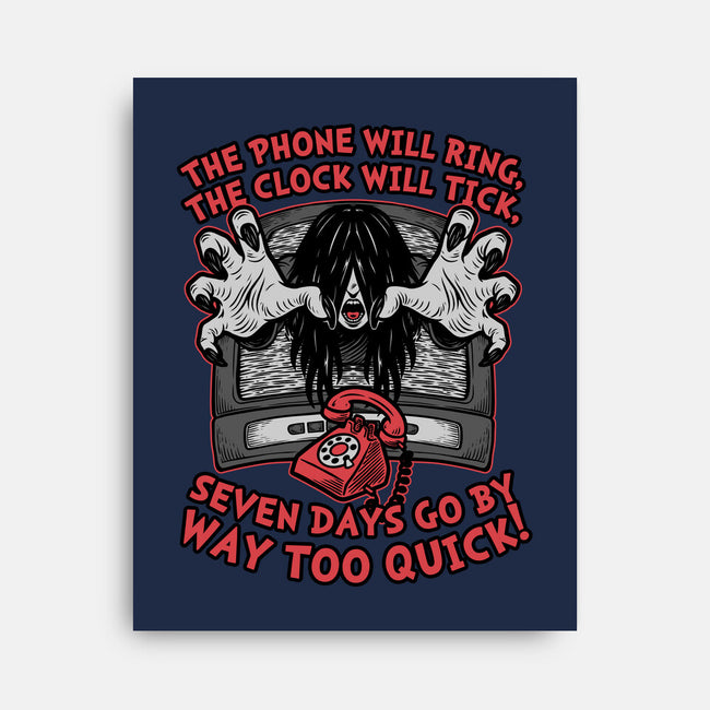 Horror Movie Girl Poem-None-Stretched-Canvas-Studio Mootant