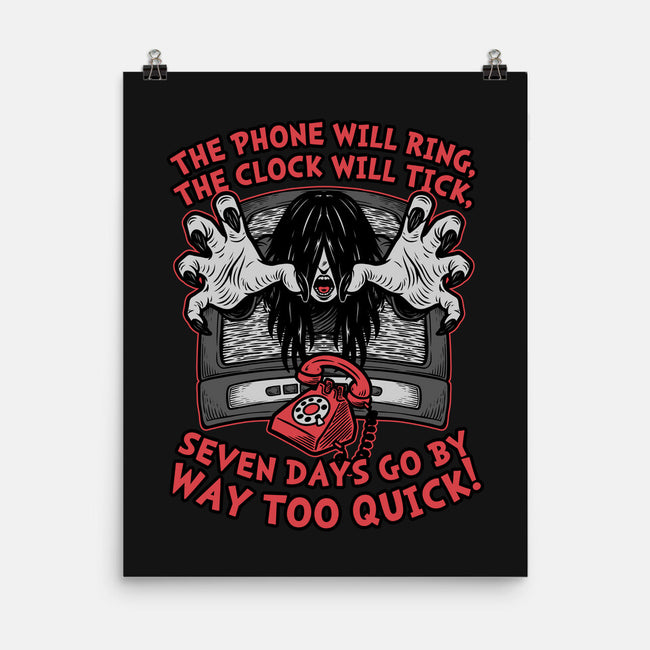 Horror Movie Girl Poem-None-Matte-Poster-Studio Mootant