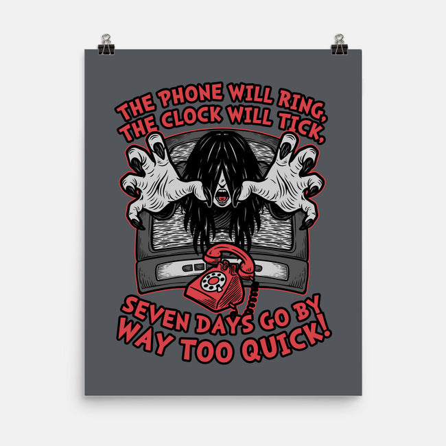 Horror Movie Girl Poem-None-Matte-Poster-Studio Mootant