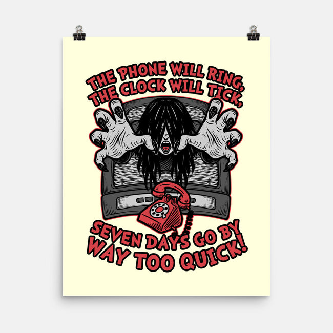 Horror Movie Girl Poem-None-Matte-Poster-Studio Mootant