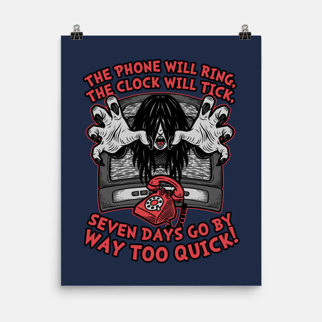 Horror Movie Girl Poem-None-Matte-Poster-Studio Mootant