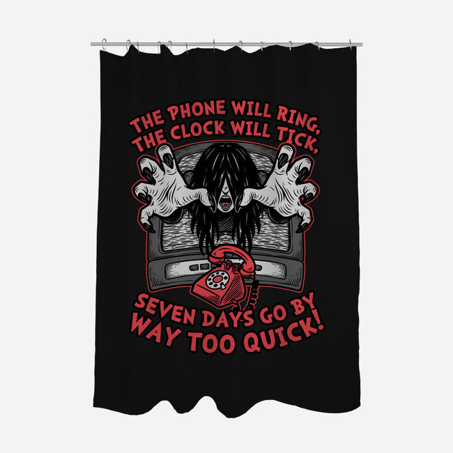 Horror Movie Girl Poem-None-Polyester-Shower Curtain-Studio Mootant