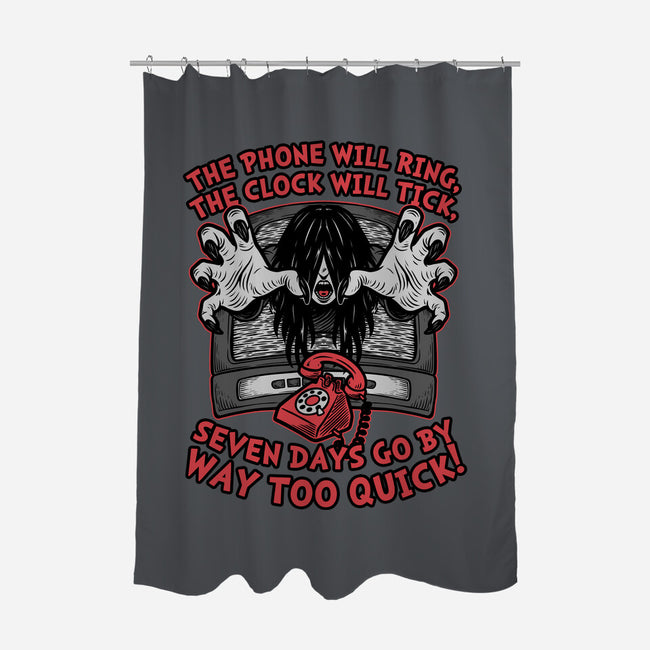 Horror Movie Girl Poem-None-Polyester-Shower Curtain-Studio Mootant