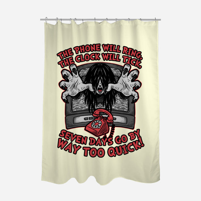 Horror Movie Girl Poem-None-Polyester-Shower Curtain-Studio Mootant