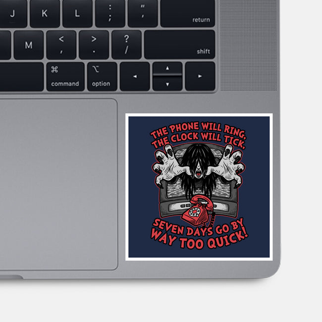 Horror Movie Girl Poem-None-Glossy-Sticker-Studio Mootant