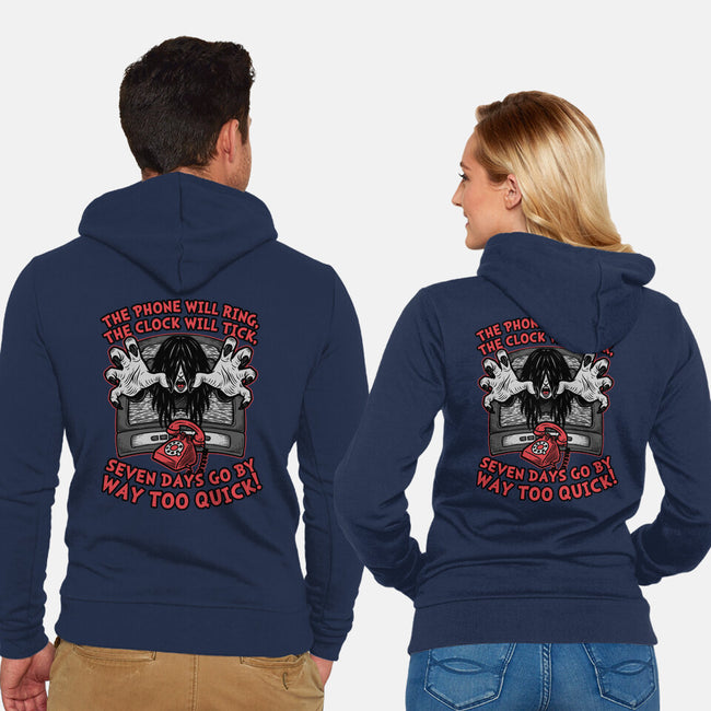 Horror Movie Girl Poem-Unisex-Zip-Up-Sweatshirt-Studio Mootant