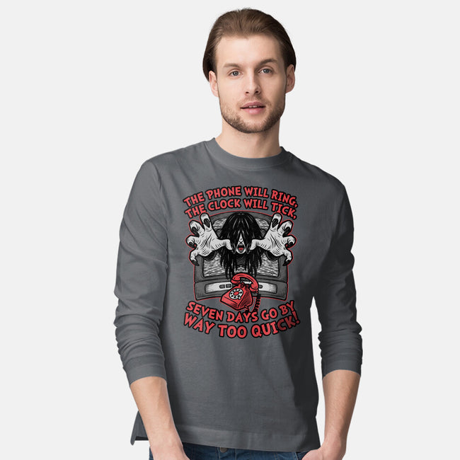 Horror Movie Girl Poem-Mens-Long Sleeved-Tee-Studio Mootant