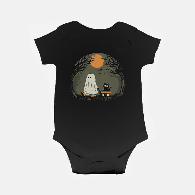 Moonlit Walk-Baby-Basic-Onesie-dfonseca
