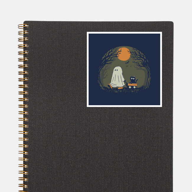 Moonlit Walk-None-Glossy-Sticker-dfonseca