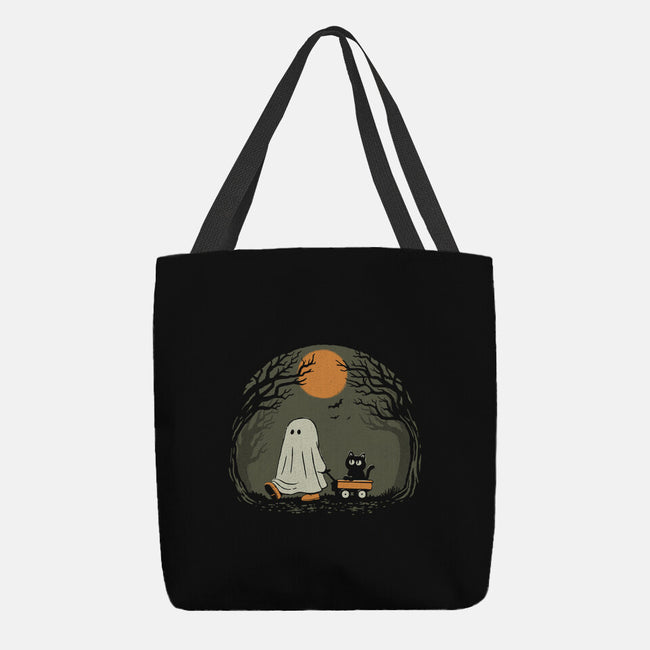 Moonlit Walk-None-Basic Tote-Bag-dfonseca
