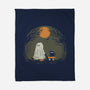 Moonlit Walk-None-Fleece-Blanket-dfonseca
