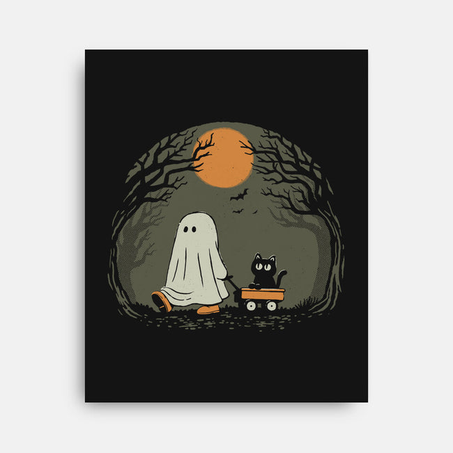 Moonlit Walk-None-Stretched-Canvas-dfonseca