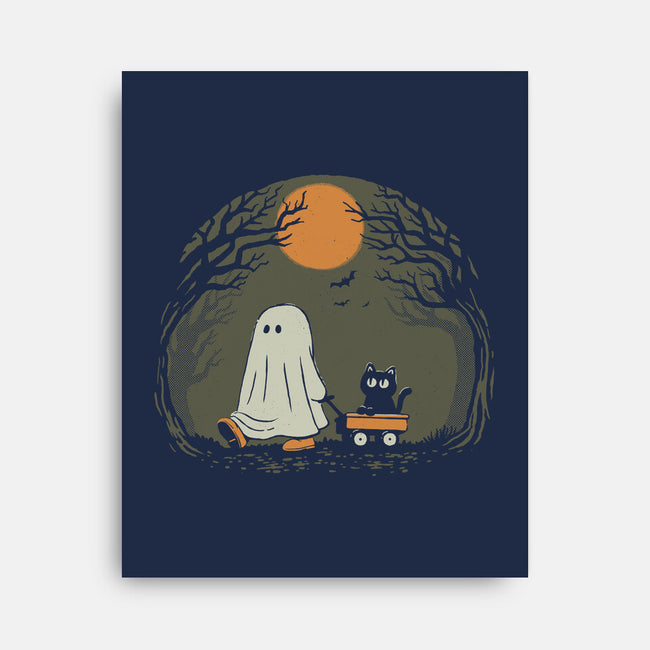 Moonlit Walk-None-Stretched-Canvas-dfonseca