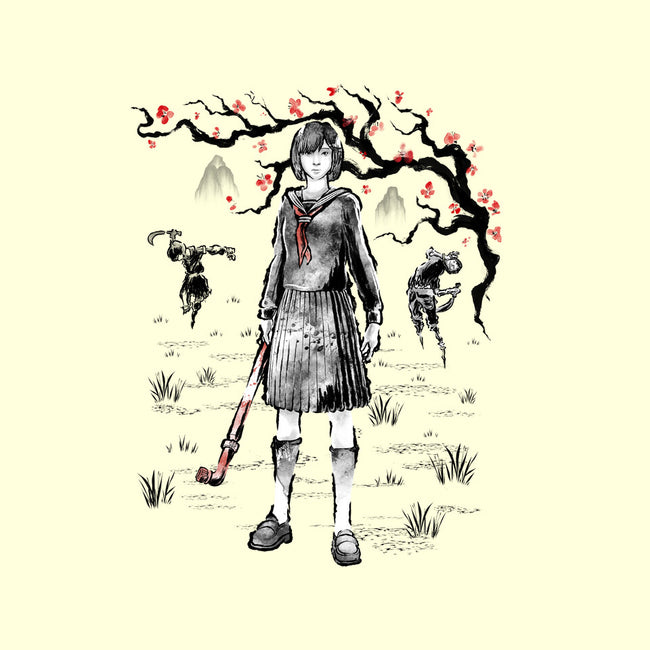 Hinako Sumi-E-None-Polyester-Shower Curtain-Astrobot Invention