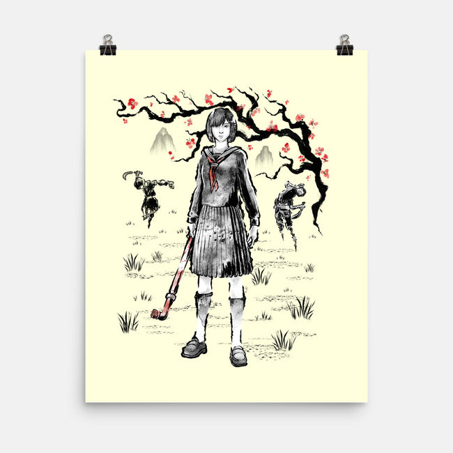 Hinako Sumi-E-None-Matte-Poster-Astrobot Invention