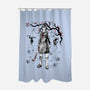 Hinako Sumi-E-None-Polyester-Shower Curtain-Astrobot Invention