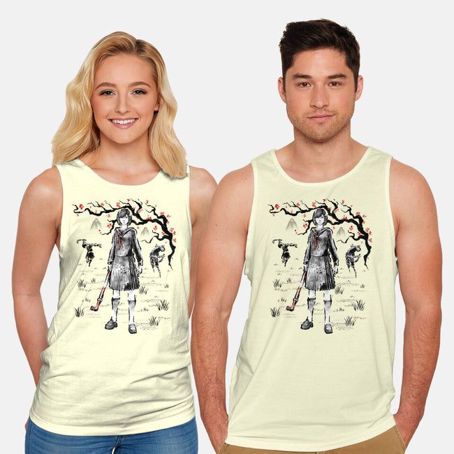 Hinako Sumi-E-Unisex-Basic-Tank-Astrobot Invention