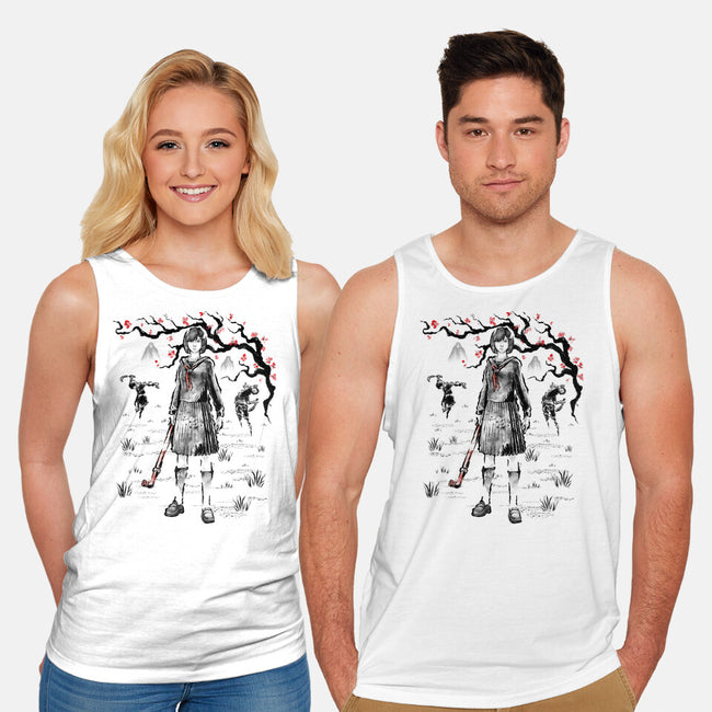 Hinako Sumi-E-Unisex-Basic-Tank-Astrobot Invention