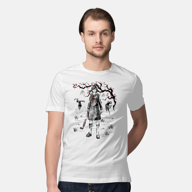Hinako Sumi-E-Mens-Premium-Tee-Astrobot Invention