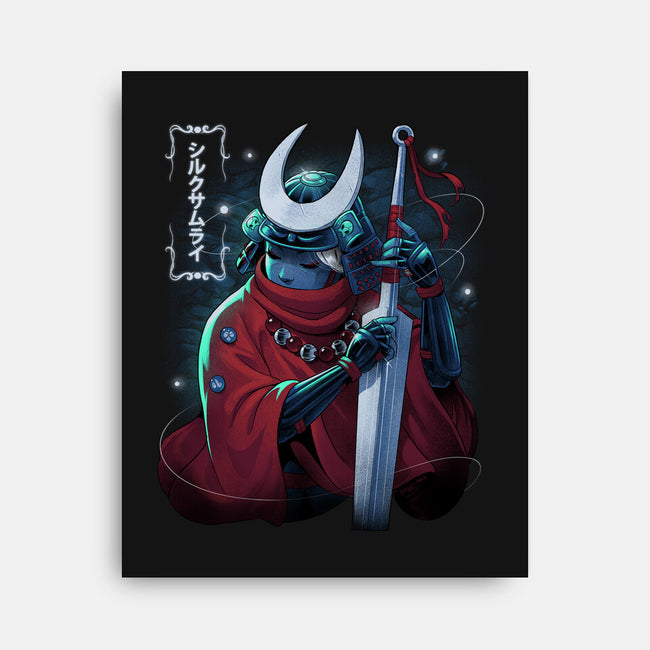 Silk Samurai-None-Stretched-Canvas-Bruno Mota