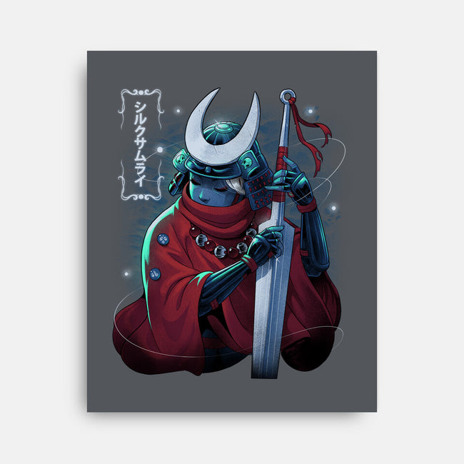 Silk Samurai-None-Stretched-Canvas-Bruno Mota