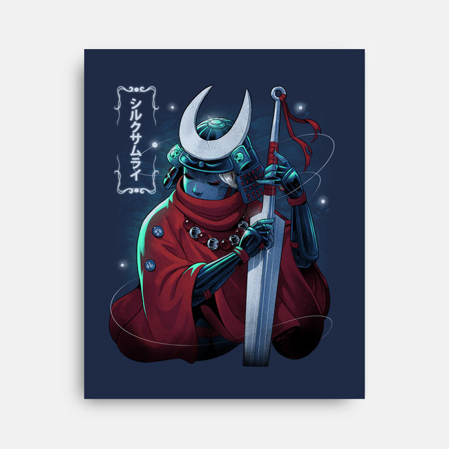 Silk Samurai-None-Stretched-Canvas-Bruno Mota