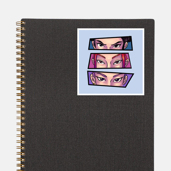 Kpop Eyes-None-Glossy-Sticker-nickzzarto