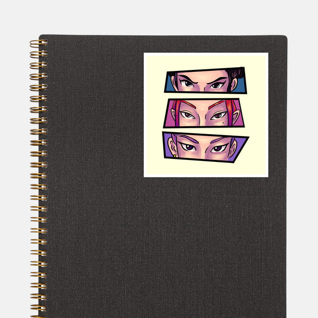 Kpop Eyes-None-Glossy-Sticker-nickzzarto