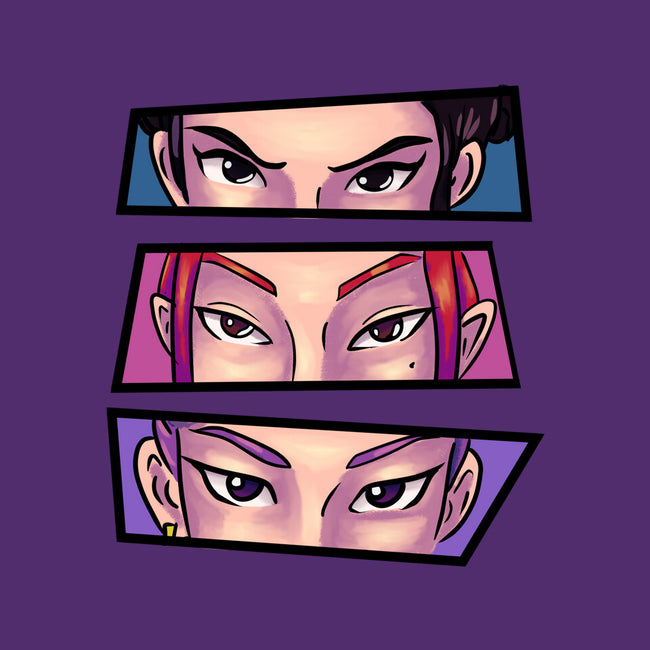 Kpop Eyes-None-Polyester-Shower Curtain-nickzzarto