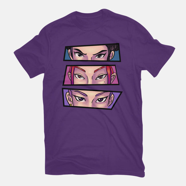 Kpop Eyes-Womens-Basic-Tee-nickzzarto