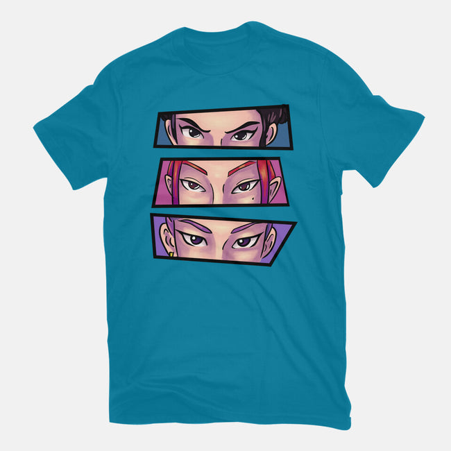 Kpop Eyes-Mens-Heavyweight-Tee-nickzzarto