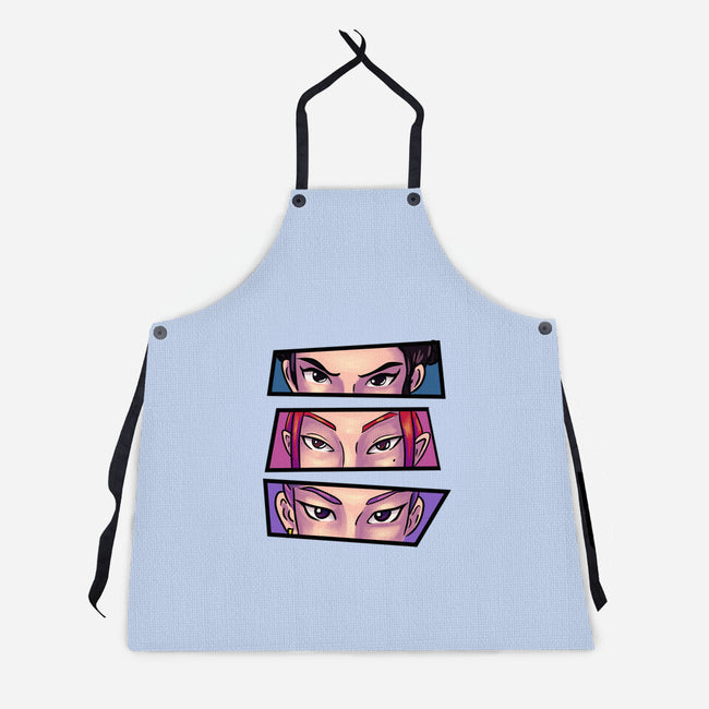 Kpop Eyes-Unisex-Kitchen-Apron-nickzzarto