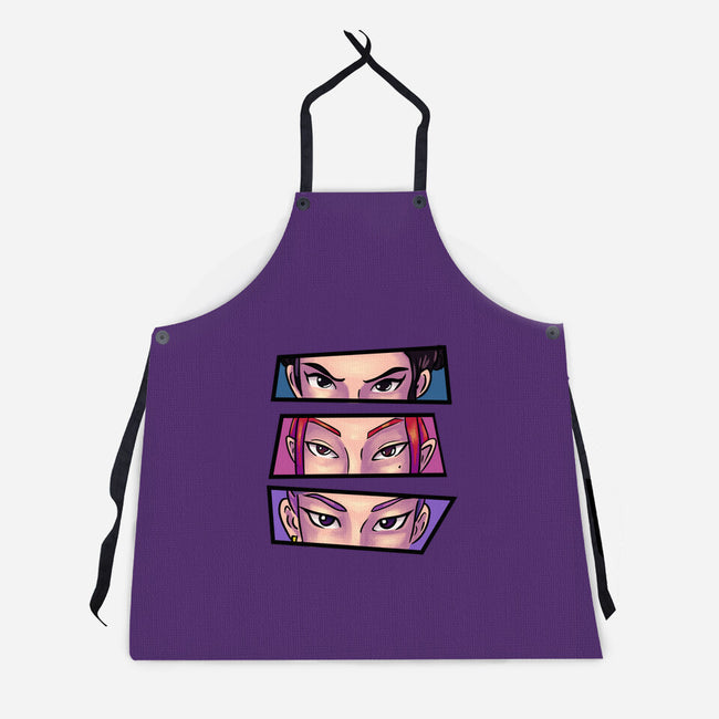 Kpop Eyes-Unisex-Kitchen-Apron-nickzzarto