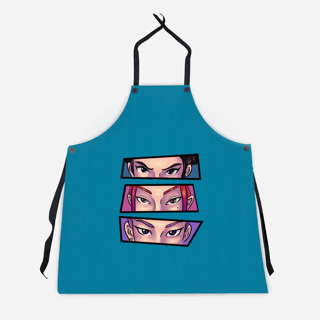 Kpop Eyes-Unisex-Kitchen-Apron-nickzzarto