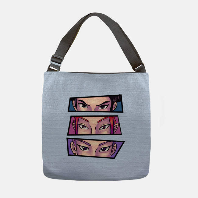 Kpop Eyes-None-Adjustable Tote-Bag-nickzzarto